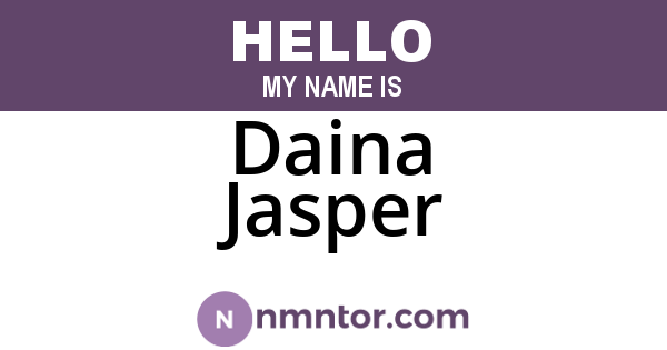 Daina Jasper