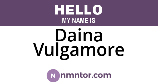 Daina Vulgamore