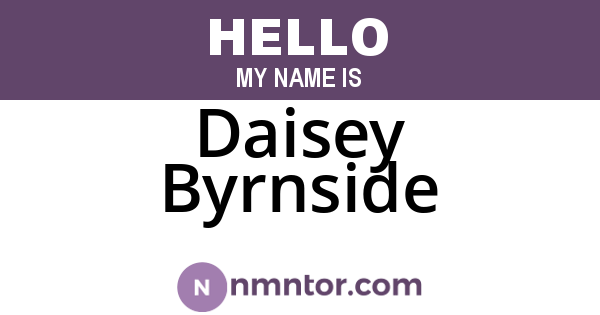 Daisey Byrnside