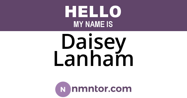 Daisey Lanham