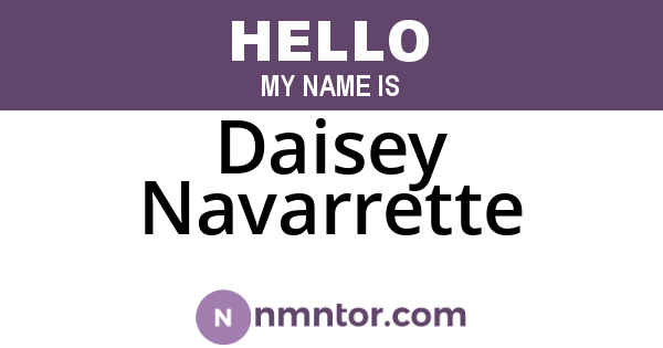 Daisey Navarrette