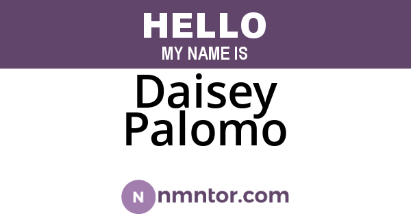 Daisey Palomo