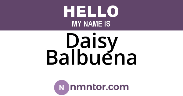 Daisy Balbuena