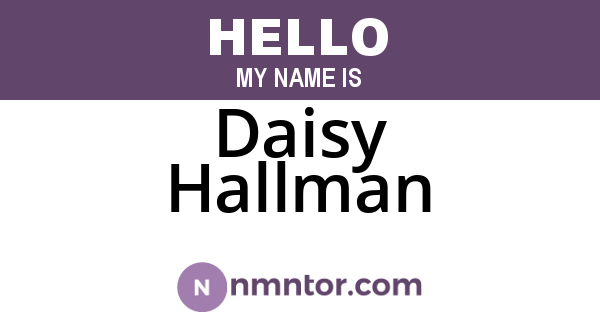 Daisy Hallman
