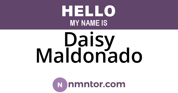 Daisy Maldonado