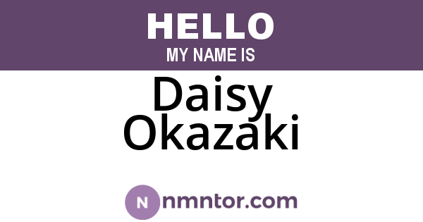 Daisy Okazaki