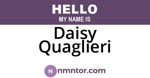 Daisy Quaglieri