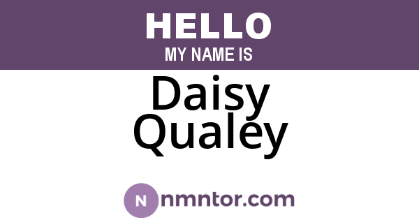 Daisy Qualey
