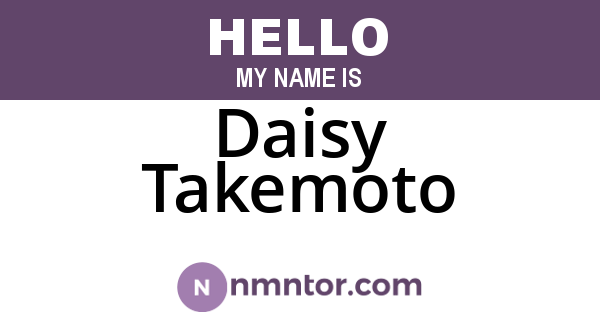 Daisy Takemoto