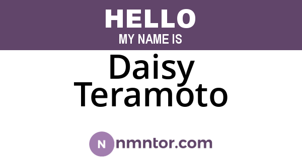 Daisy Teramoto