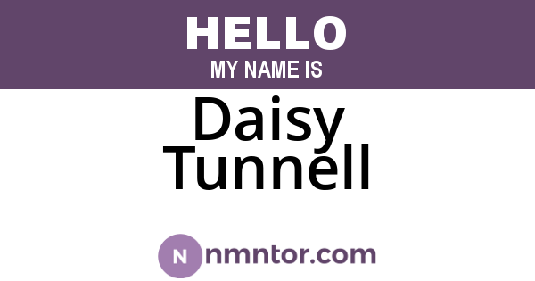 Daisy Tunnell