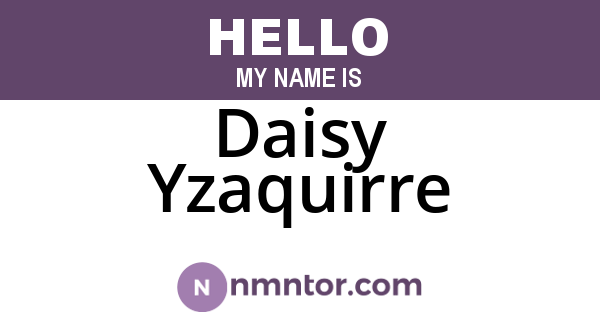 Daisy Yzaquirre