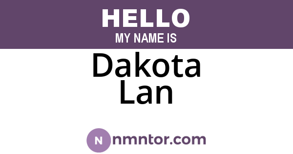 Dakota Lan
