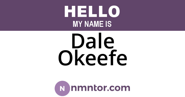 Dale Okeefe