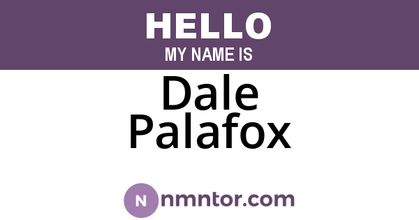 Dale Palafox