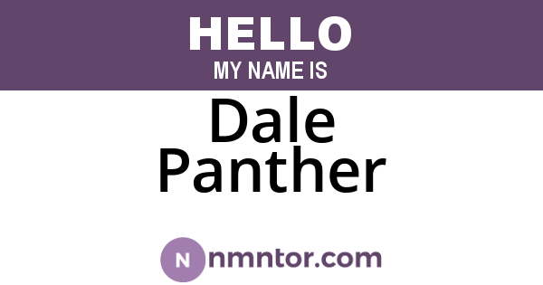 Dale Panther