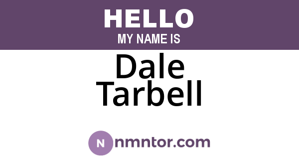 Dale Tarbell