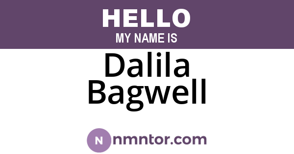 Dalila Bagwell