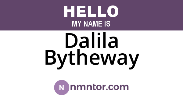 Dalila Bytheway