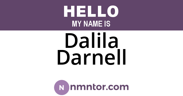 Dalila Darnell