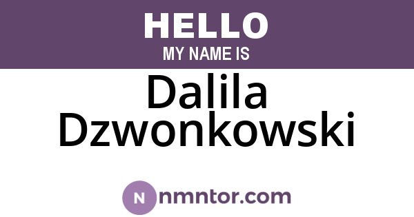 Dalila Dzwonkowski