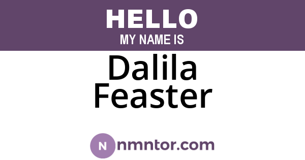 Dalila Feaster