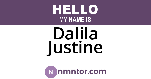 Dalila Justine