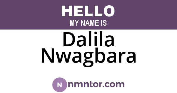 Dalila Nwagbara