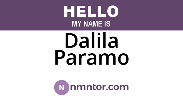 Dalila Paramo