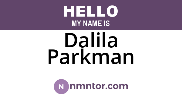 Dalila Parkman