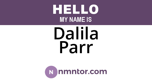 Dalila Parr