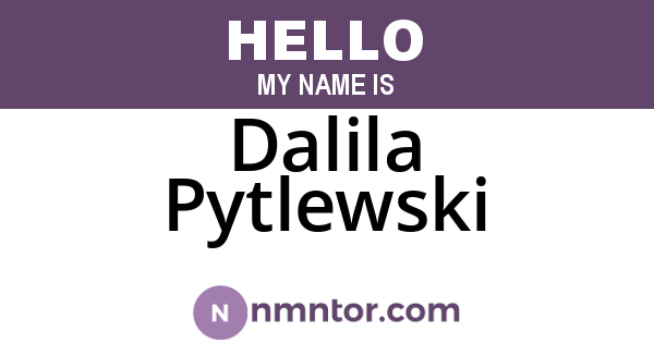 Dalila Pytlewski