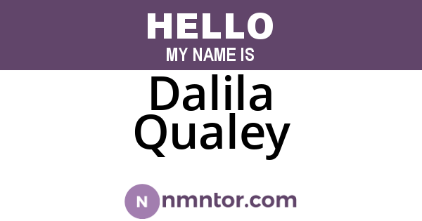 Dalila Qualey