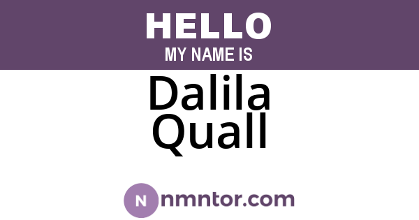Dalila Quall
