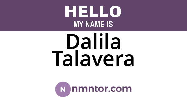 Dalila Talavera