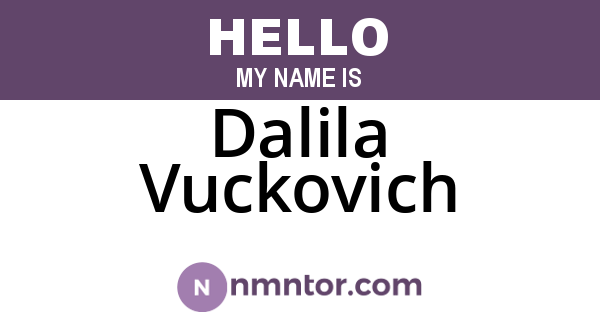 Dalila Vuckovich
