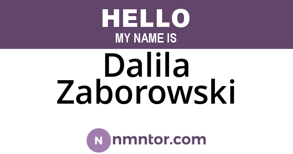 Dalila Zaborowski