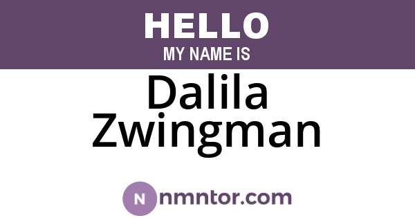 Dalila Zwingman