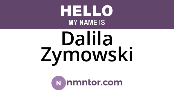 Dalila Zymowski