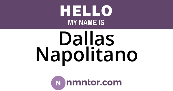 Dallas Napolitano