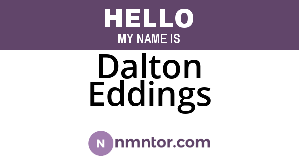 Dalton Eddings