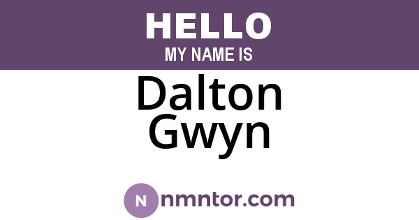 Dalton Gwyn