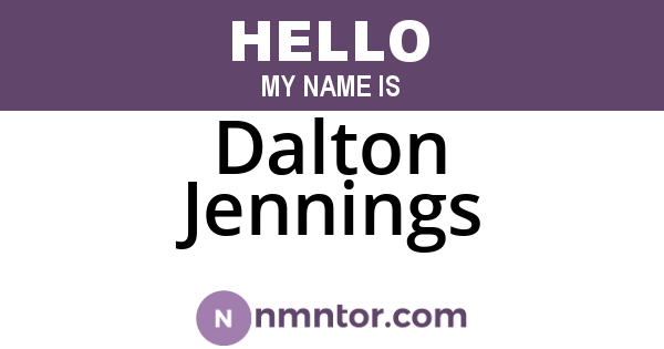 Dalton Jennings