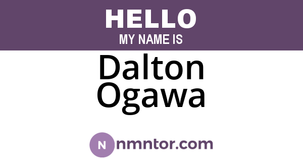 Dalton Ogawa