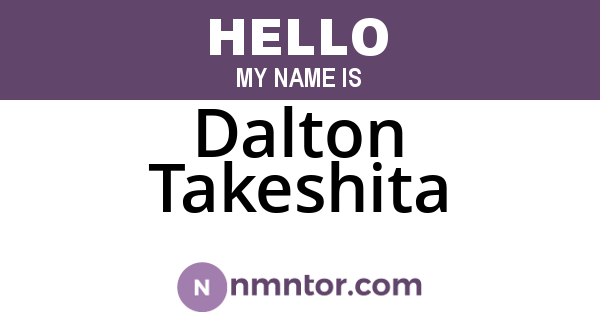 Dalton Takeshita