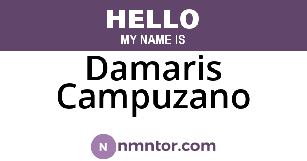 Damaris Campuzano
