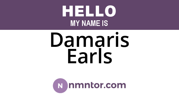 Damaris Earls