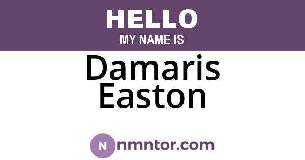 Damaris Easton