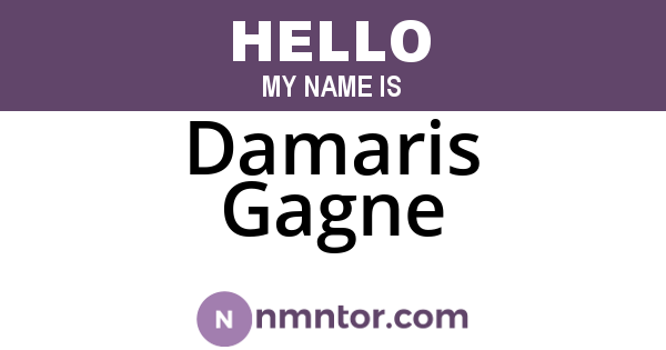 Damaris Gagne