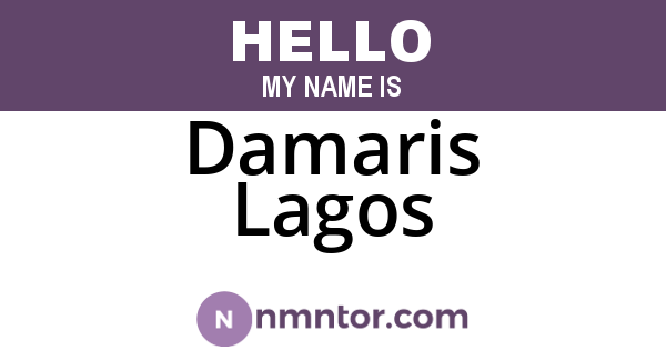 Damaris Lagos